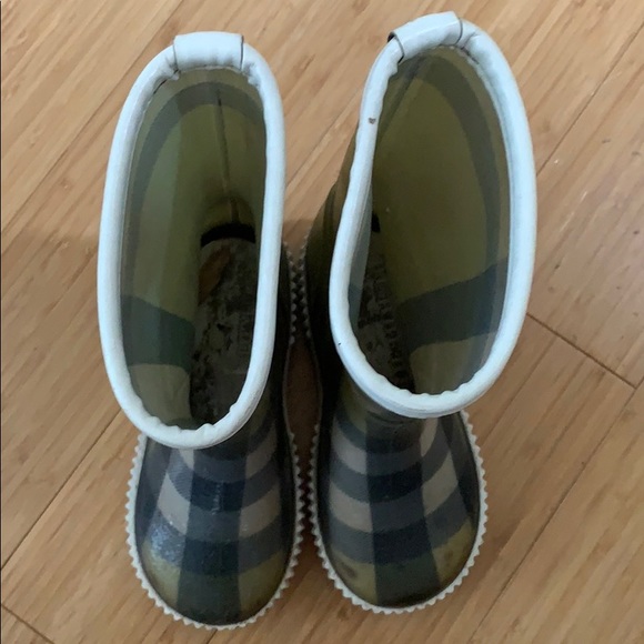 Authentic Burberry Rain Boots sz 8.5 25/26 - Picture 5 of 9